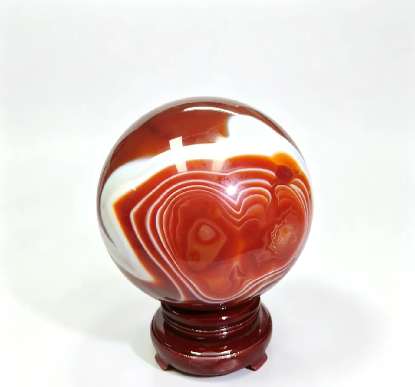 Natural Banded Agate Sphere