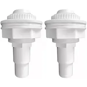 Above Ground Pool Complete Return Outlet Jet Fitting with Gaskets and Adapter Replace Hayward SP1023 1-1/2-Inch FIP Inlet Return Fitting with Locknut and Gasket (2)Quesear