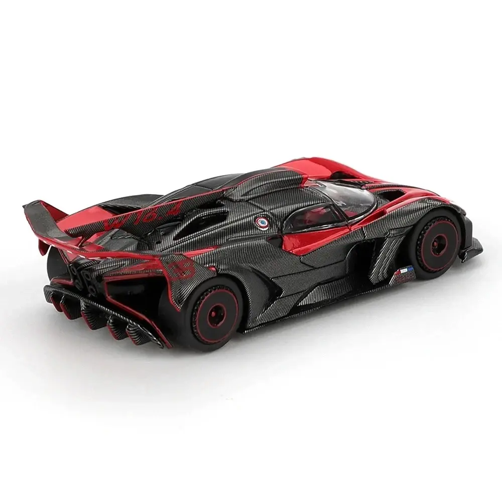 Mini GT 1:64 Bugatti Bolide W16.4 Red and Black Diecast Model Car MGT01105-3D