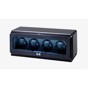 Volta Carbon Fiber Watch Winder - Premium Four Watch Storage Solution