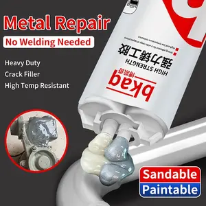 Metal Repair Glue High Temp Resistant Heavy Duty Anti-Rust Waterproof Crack Filler for Metal Casting