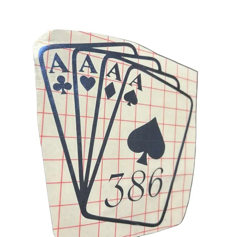 Cards decals~any area codes  (add area code in add note during check out :) decal sticker