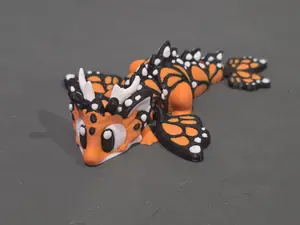 Monarch Butterfly Dragon Mini Fidget4in long