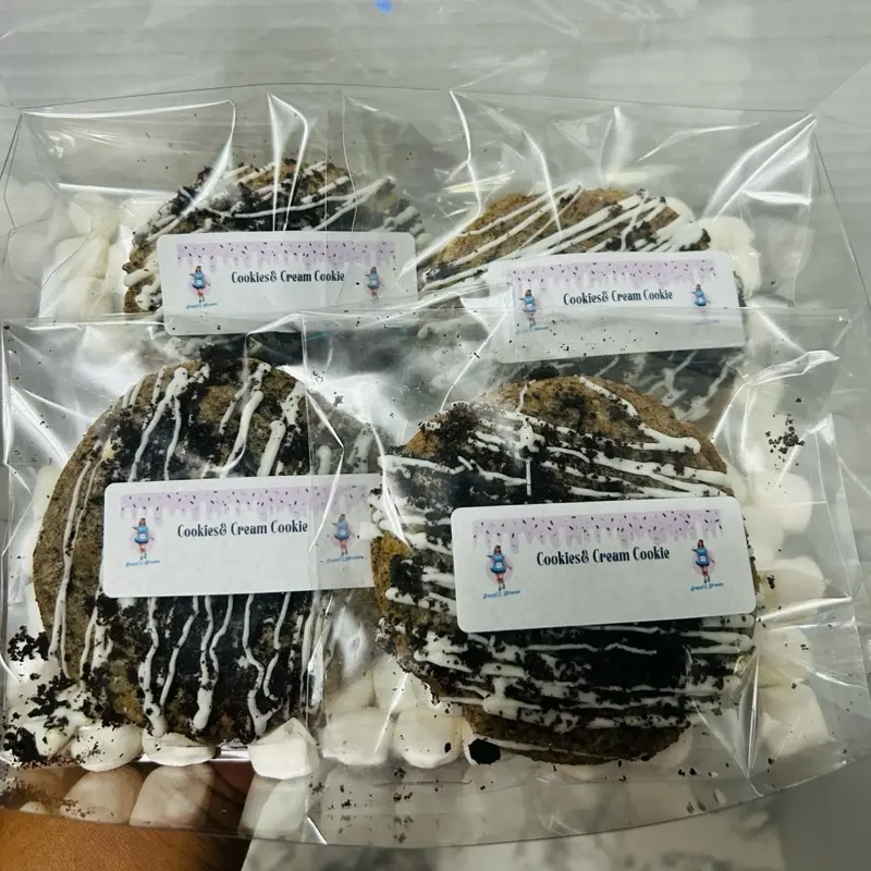 Cookies and Cream Cookie - As shown in the provided image and description