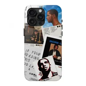 Rapper D-Drake Durable Phone Cases for iPhone 12/13/14/15/16/17 Pro Max, Pro Plus - Smartphone, Cellphone, Handheld Devices Accessories, Great Holiday Gift for Friends