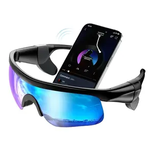 Bluetooth Cycling Sunglasses for Men and Women, Ai Smart Glasses with Voice Control & Speaker, Polarized UV Protection Sunglasses, Running, Hiking Sunglasses - Gifts for Him