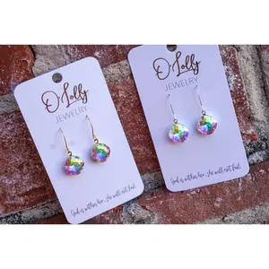 O'Lolly "Roxie" Earrings - AB Stone Dangle