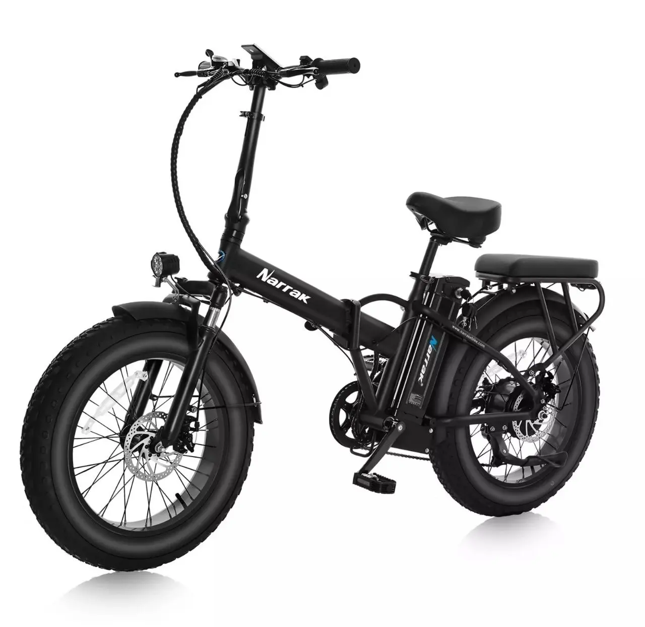 Narrak Fat Tire 20" x 4.0 Folding Electric Bike 48V 13Ah 1100W Peak Power