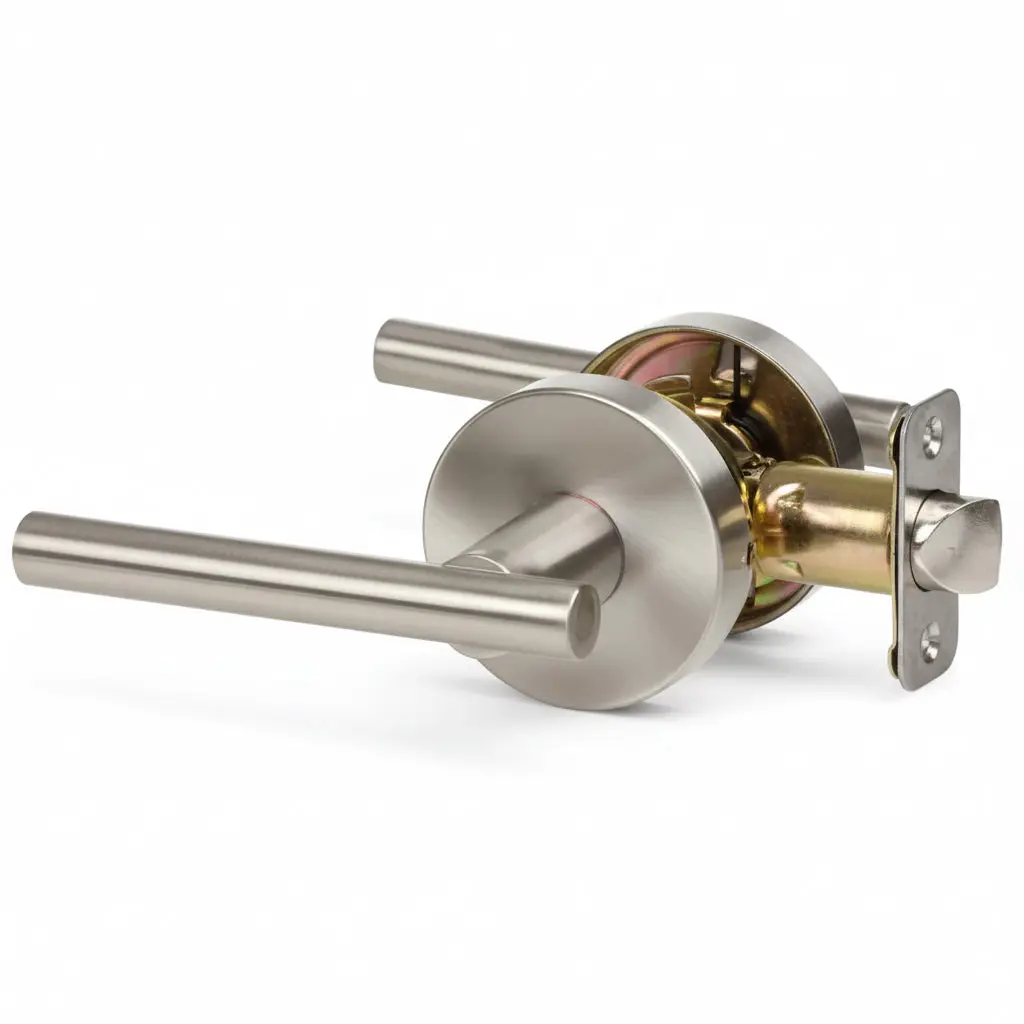 Kain Design Satin Nickel Passage Door Lever