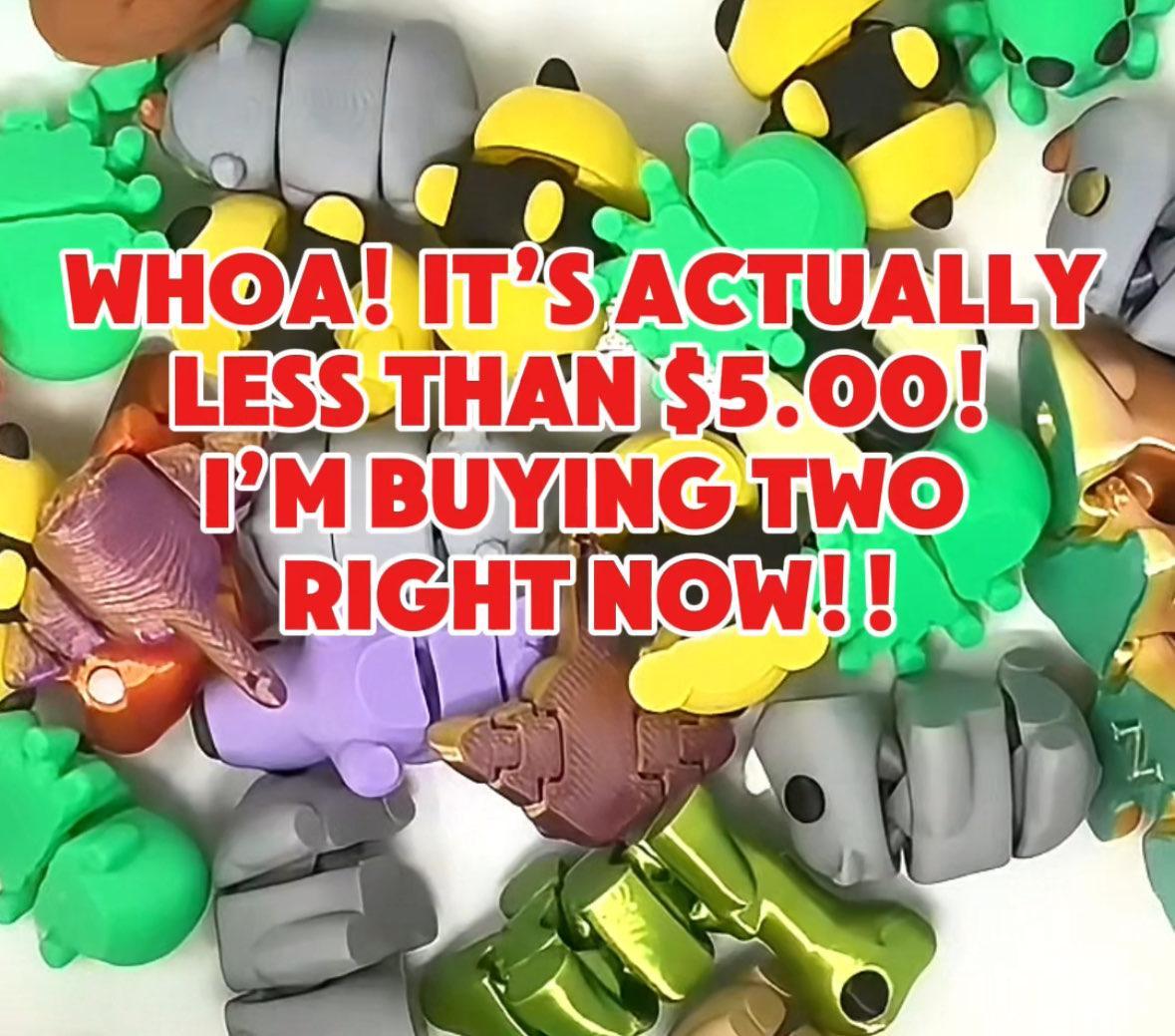 ON SALE BULK! Pets Desk Toys Stuffers Pets ZooPals Articulated Animals Mothers Day Gift! Surprise Egg Toy – Fun, Unique, Fidget & Stress Relief! Great for Teachers' Desk Pets, Student Prizes, Party Favors & Gifts – ZooPals Collectible Series! Wiggle