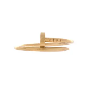 Pre-owned Cartier Juste un Clou Ring 18K Yellow Gold Small by Rebag