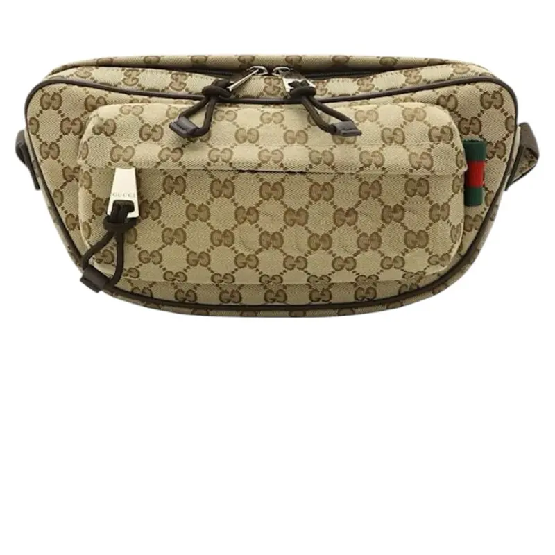 Pre-owned GUCCI canvas Crossbody Bags GG Sling Bag Brown Monogram