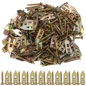200pcs Self-Drilling Drywall Anchors with Screws, Hollow-Wall Anchors Kit, for TV Mounts, Shelves & Pictures, Easy Installation, No Drilling Required