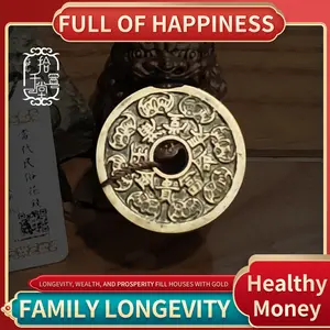 Five Sons Achieving Success in the Imperial Exams;First Place in the Imperial Examination-Chinese numismatic charm，Lucky ornament, Feng Shui ornament,Spiritual Awakening,Improve fortune,Chinese Gifts,Chinese-style decorations,Chinese specialties