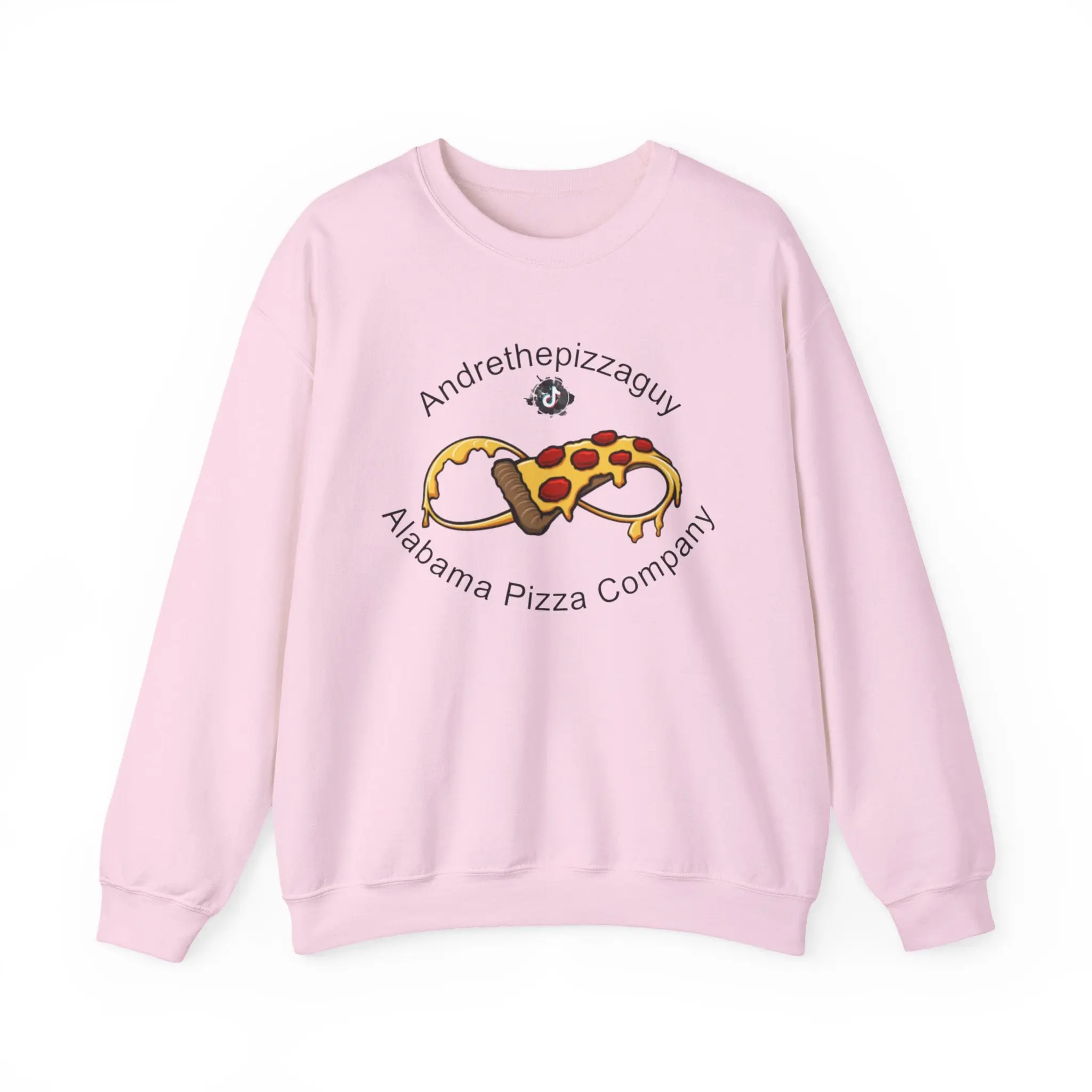Pizza Logo Crewneck Sweatshirt — "Andrethepizzaguy" Alabama Pizza Company