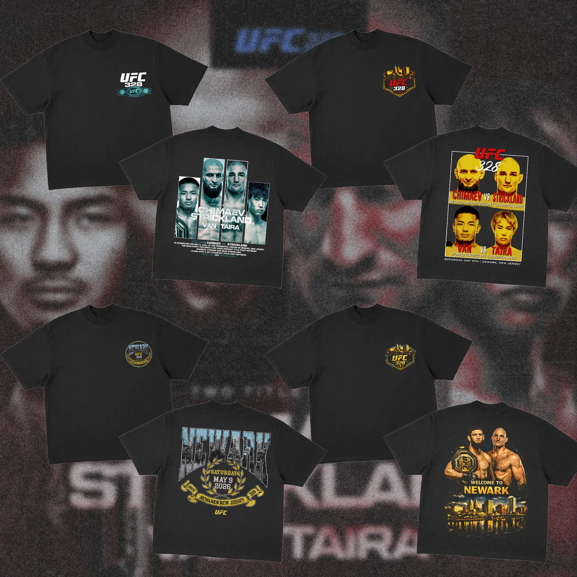 UFC 328] Khamzat Chimaev vs. Sean Strickland & Joshua Van vs