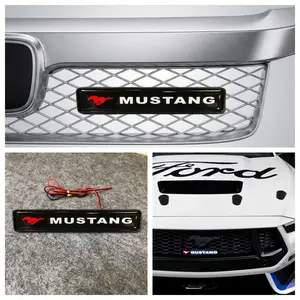 LED Front Hood Grille Emblem Light for Ford Mustang - No-Drill Installation, Plug & Play, Upgrade Your Car’s Style