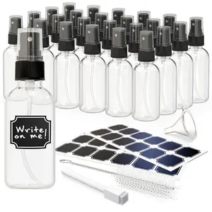 Nevlers 2 oz. Leakproof Clear Glass Spray Bottles (Pack of 24)