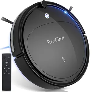 Robot Vacuum Cleaner - Self Charging Robo 1200pa Suction, Path Navigation, 70 Min Run Time Carpet Hardwood Linoleum Tile PUCRCX70