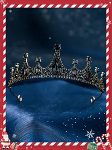 Gothic Style Crown for Women, Elegant Queen Crown, Elegant Crown Design for Wedding Bridal Party Formal Occasions, Fashion Accessories for Party, Daily Clothing Decor, Bridal Accessory