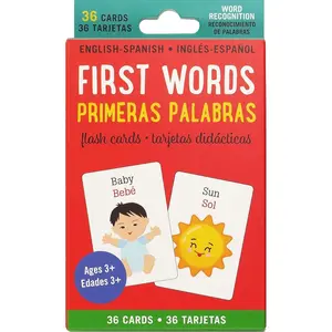 Bilingual Flash Cards - First Words (English and Spanish Edition) Hardcover – January 31, 2022