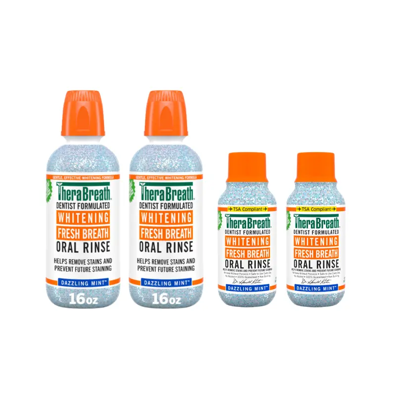 Brightest Smile TheraBreath Mouthwash Bundle