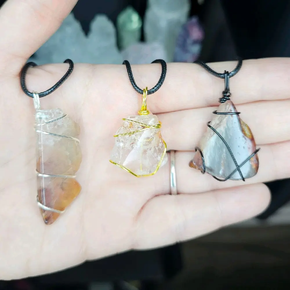 Angel Phantom Quartz Pendant