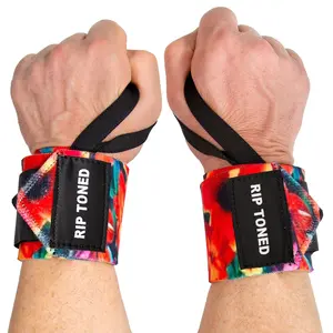 Wrist Wraps (Less Stiff) - Large Flower