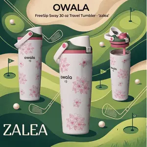 Owala FreeSip 30oz Zalea 13 Masters Golf Edition Leak Proof Insulated Water Bottle Built In Straw Golf Gift