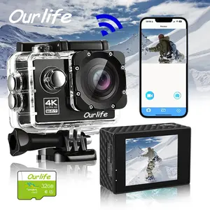 Entry-level sports camera, HD video, anti-shake function, long standby, suitable for entry-level vlog shooting, motorcycle recording, car recording, children's video, underwater video