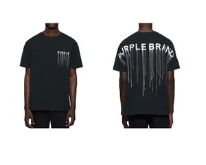 Wordmark Drip Tee Black
