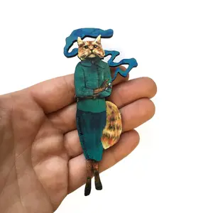 Cannabis Cat Magnet