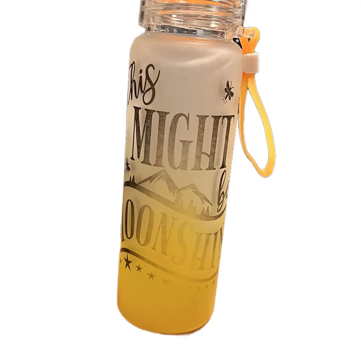 20oz MoonShine Water Bottle Tumbler (OOPSIE) Drinkware Mug Cup Portable Reusable Washable Bottled Beverage Glass