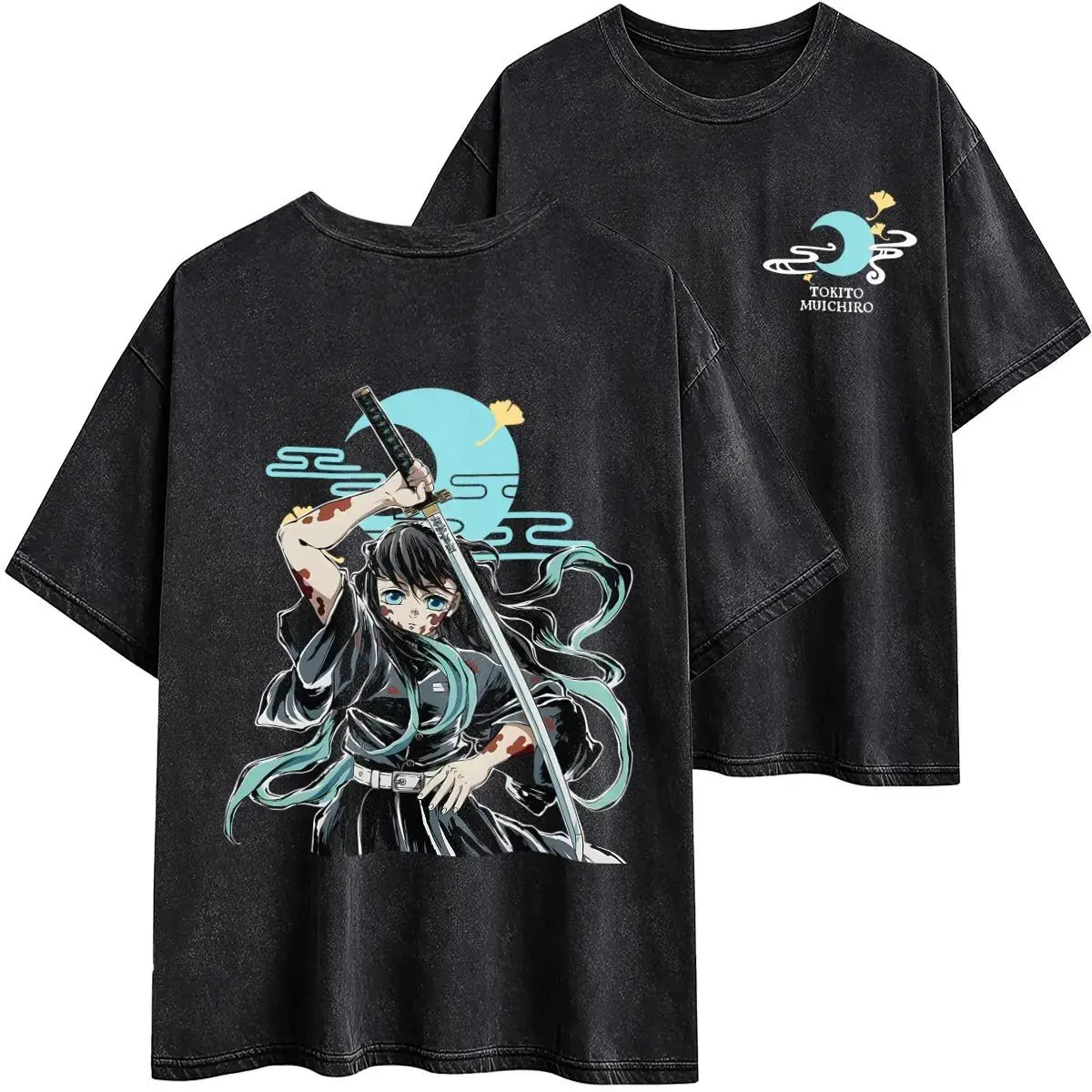 Demon Hunter Muichiro Tokito T-Shirt Anime Manga Tshirt, Mist Hashira Tee, Anime Fan Gift, Anime Shirt, Anime T Shirt MerchFather's Day Gift,men's t shirts,graphic shirts,humor graphic tee,cotton graphic tees, funny graphic tee,vintage shirts