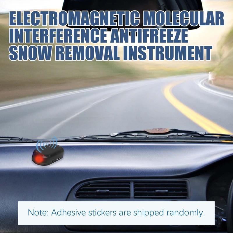 Solar-Powered Car Snow & Ice Remover | Automatic Winter Windshield Defroster for Outdoor Parking.