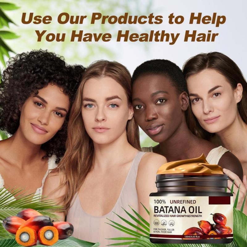 Batana Oil for Hair Growth Dr Sebi Organic Pure from Honduras with Keratin, Coffee Extract & Other Ingredients to Enhance Efficacy for Haircare Thickening Nourishing Silky