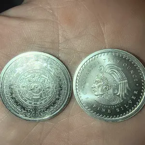 Golden State Mint Aztec Mayan Calendar 1/4 oz Silver Round