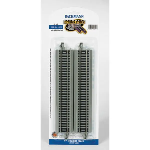 HO NS EZ 9" Straight (4) Bachmann BAC44511 HO NS EZ 9" Straight (4) Bachmann BAC44511