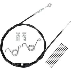75 inch Throttle Cable Kit For Predator 212cc,196cc,VM22,VM24,GX160,GX200,6.5hp,5.5hp Engine,Manco,ASW,Kandi Go Kart With Pedal Return Springs