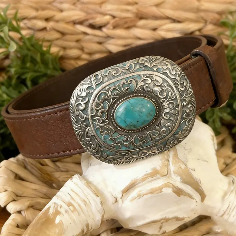 western belts for women turquoise - TikTok Shop display picture 3