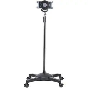 Startech STNDTBLTMOB Durable Computer & Tech Accessories Mobile Tablet Cart - 7-11 in. Height-Adjustable Stand with Lockable Wheels