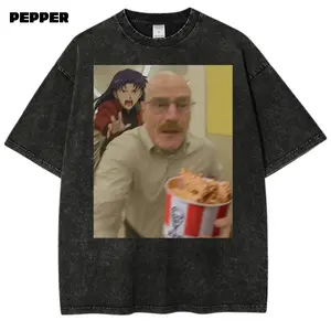 Breaking Bad Funny T-Shirt, Walter White Anime Retro Tee, Vintage Funny Graphic Tee, Unisex Meme Cringe Funny Dumb Shirt, Menswear, Womenswear, Streetwear