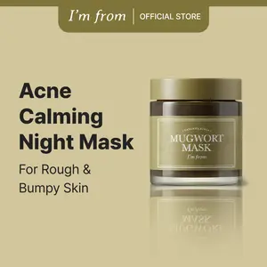 I'm From Acne Calming Night Mask 3.88 fl oz - Natural Herb, Tea Tree, Wash-Off, for Sensitive Skin, Cooling & Soothing Breakouts