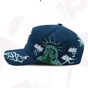 Gorra snapback thunder letter N and Y blue XCAP