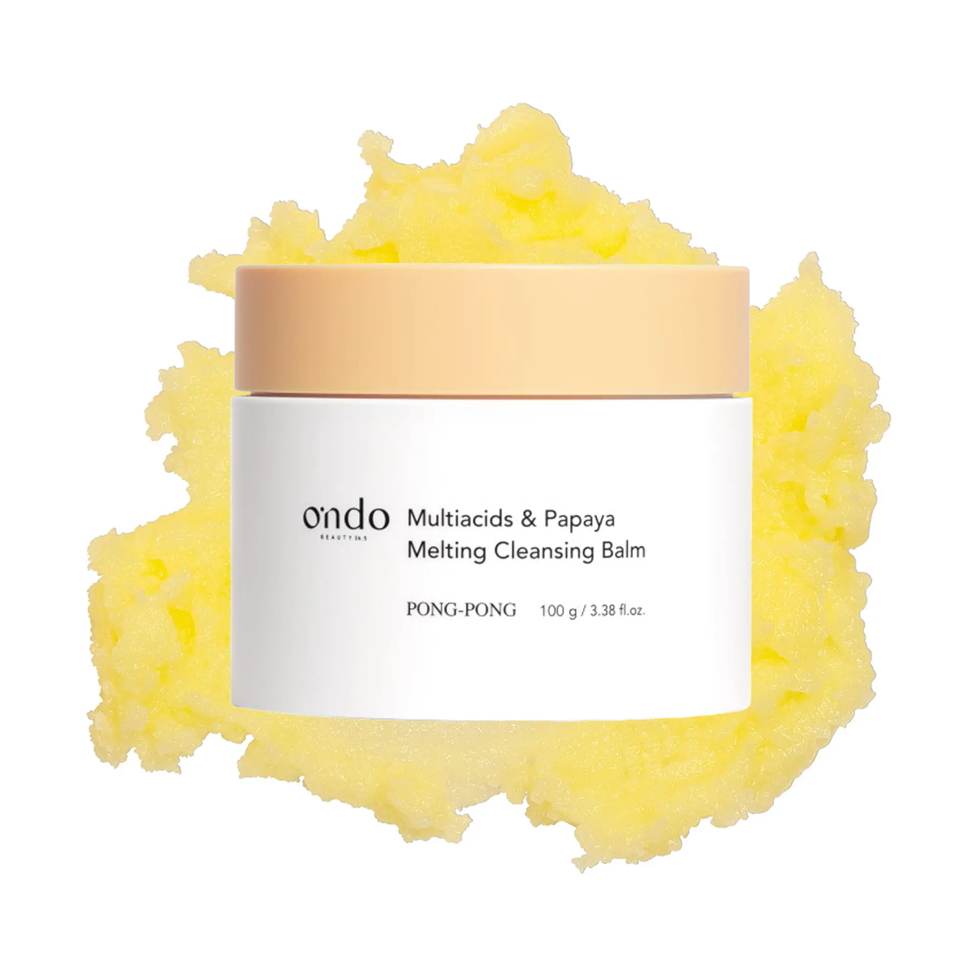 ONDO Beauty 36.5 Multiacids & Papaya Cleansing Balm | Makeup Remover & Gentle Exfoliation 3.38 fl.oz.