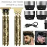 Professional Gold Men's Beard Trimmer - Cordless Rechargeable Grooming Kit, Precision Hair Clipper Set for Barber-Quality Home Use, Mens Gifts, Cool Gifts for Guys