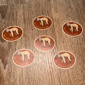 Be Still and Chill Sloth Sticker