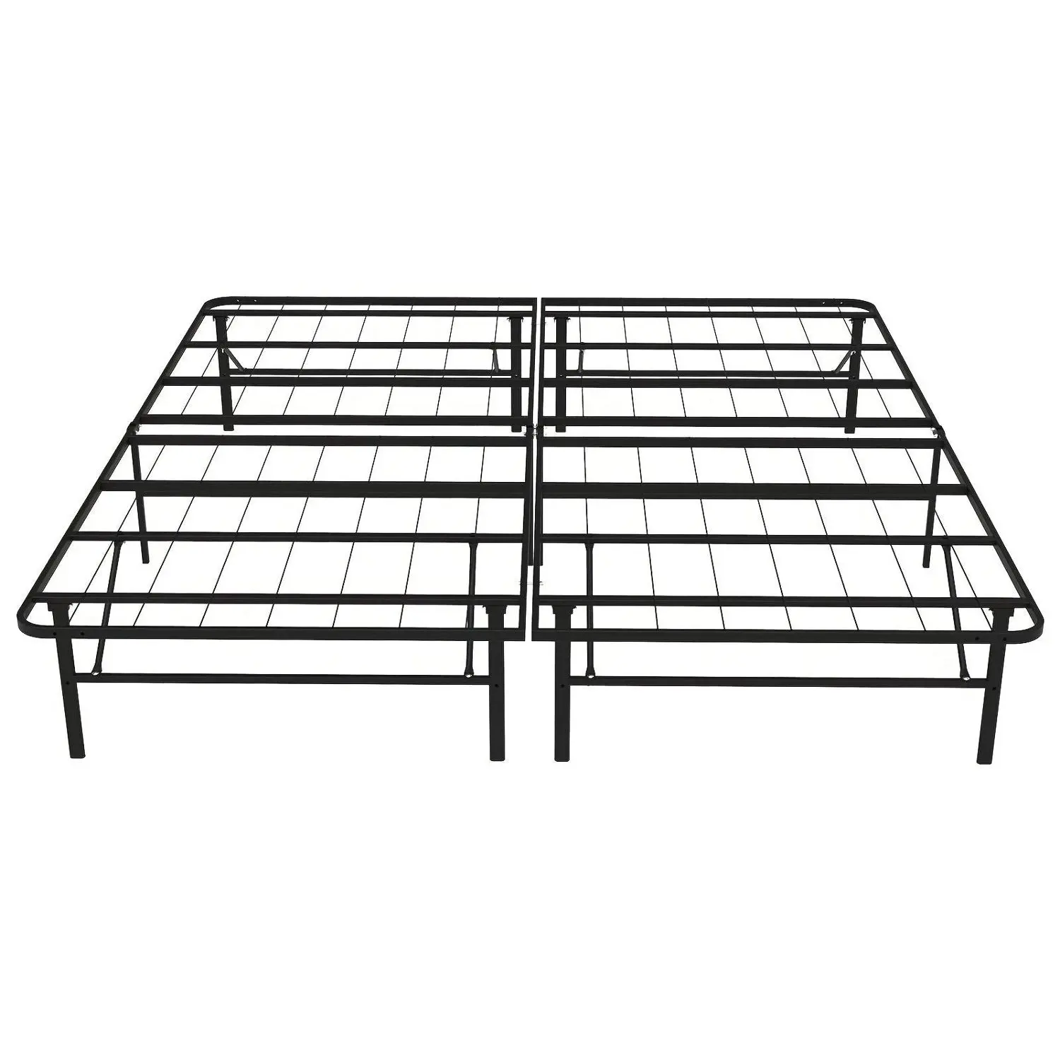 Bed Frame 14 Inch Foldable Metal Platform Bed Frame Heavy Duty Metal Platform Bed Frame Noise-Free, No Box Spring Needed