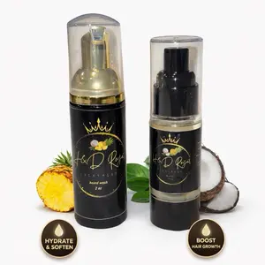 Pina colada beard Oil and Wash Aftershave Moisturizing Nourishing Coconut Foam Daily Organic Facial Gentle Smooth