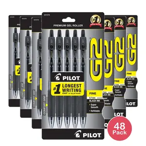 Pilot G2 Retractable Gel Pen Fine Point 0.7mm (Pack of 48)
